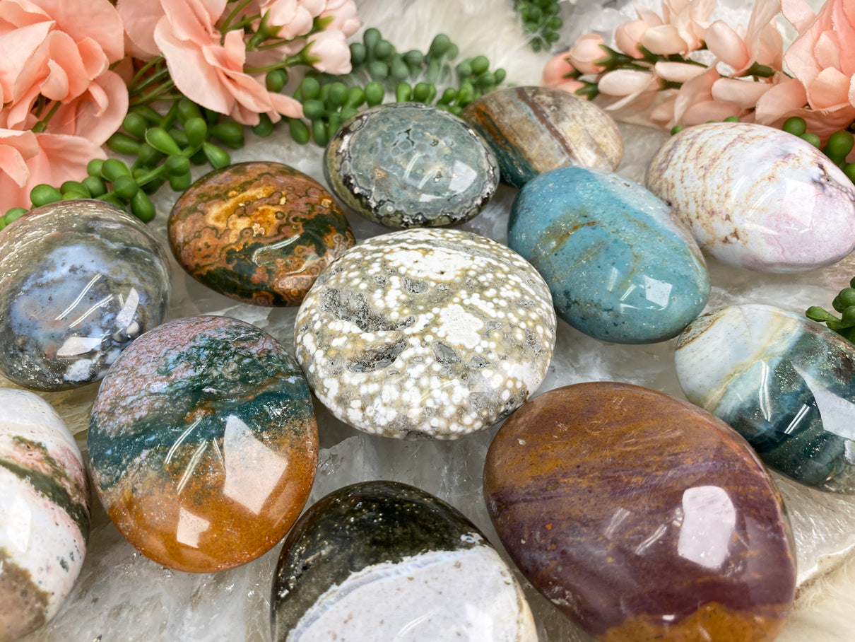 Shop Ocean Jasper & Learn The Ocean Jasper Meaning – Contempo Crystals