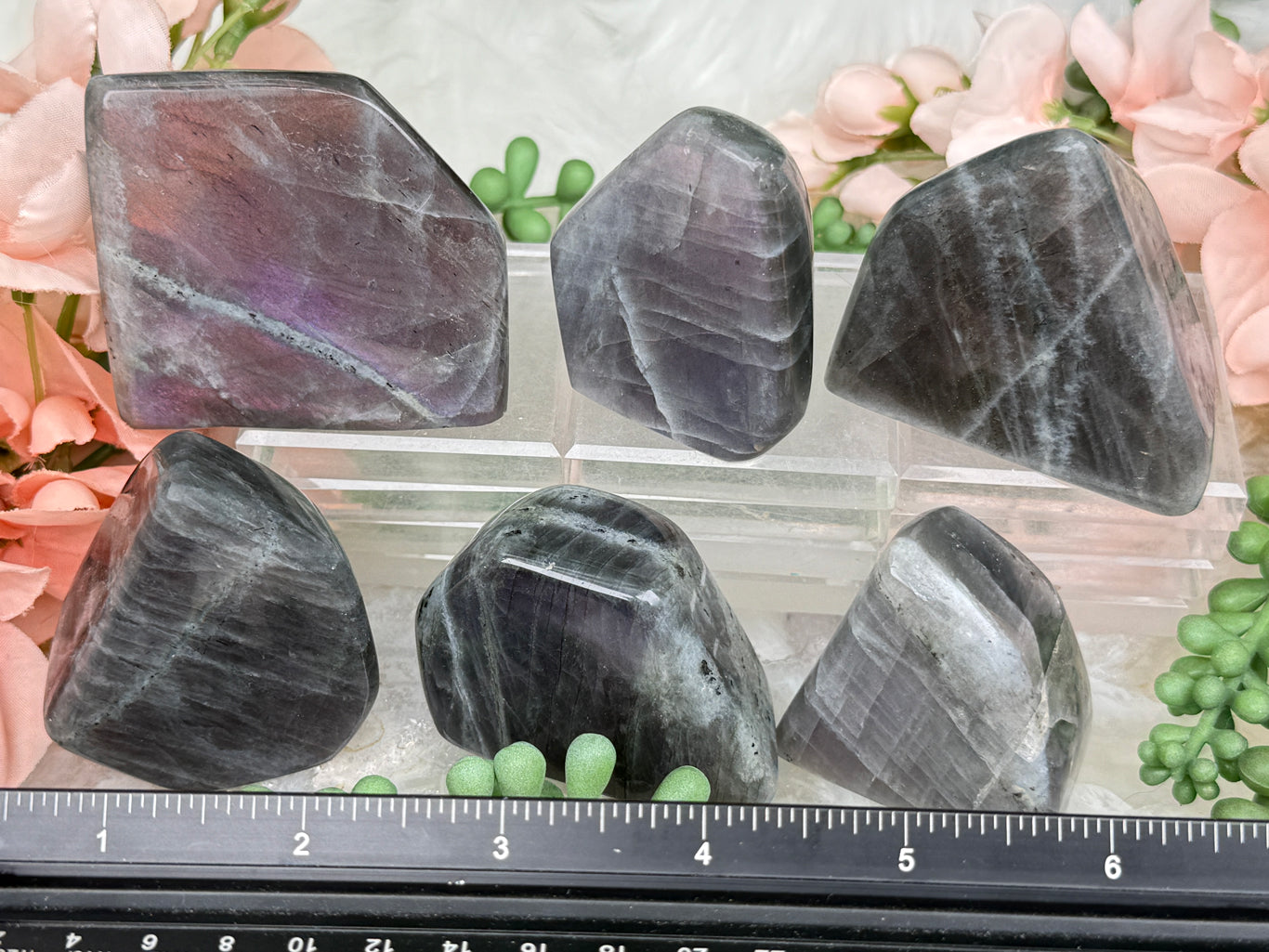 Pink Purple Labradorite