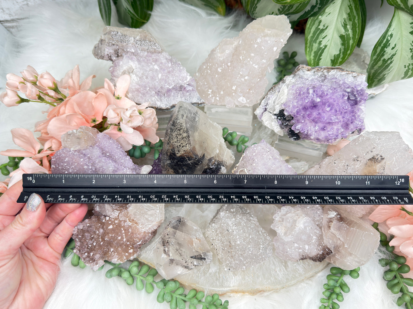 Quartz & Amethyst Calcite