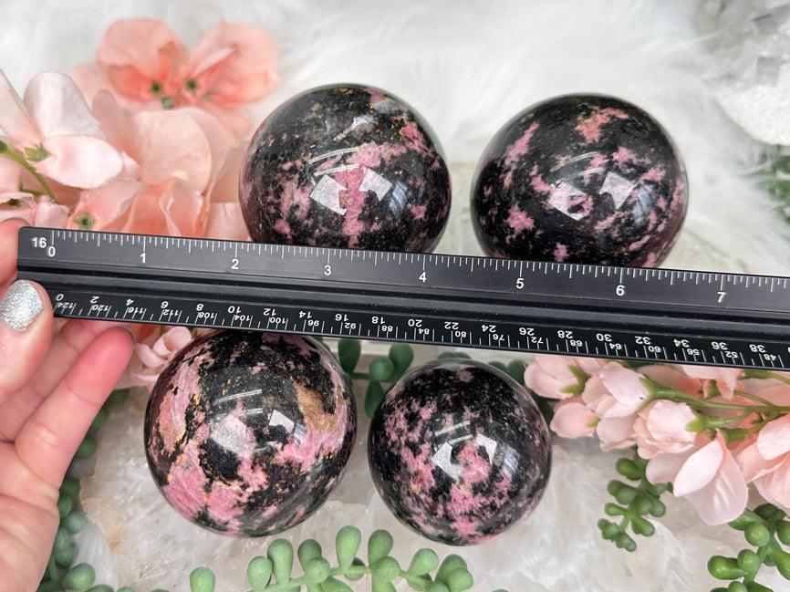Rhodonite Sphere
