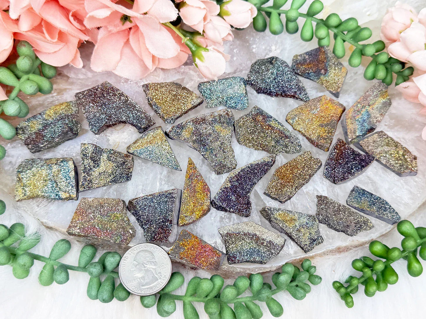 Small Russian Rainbow Pyrite