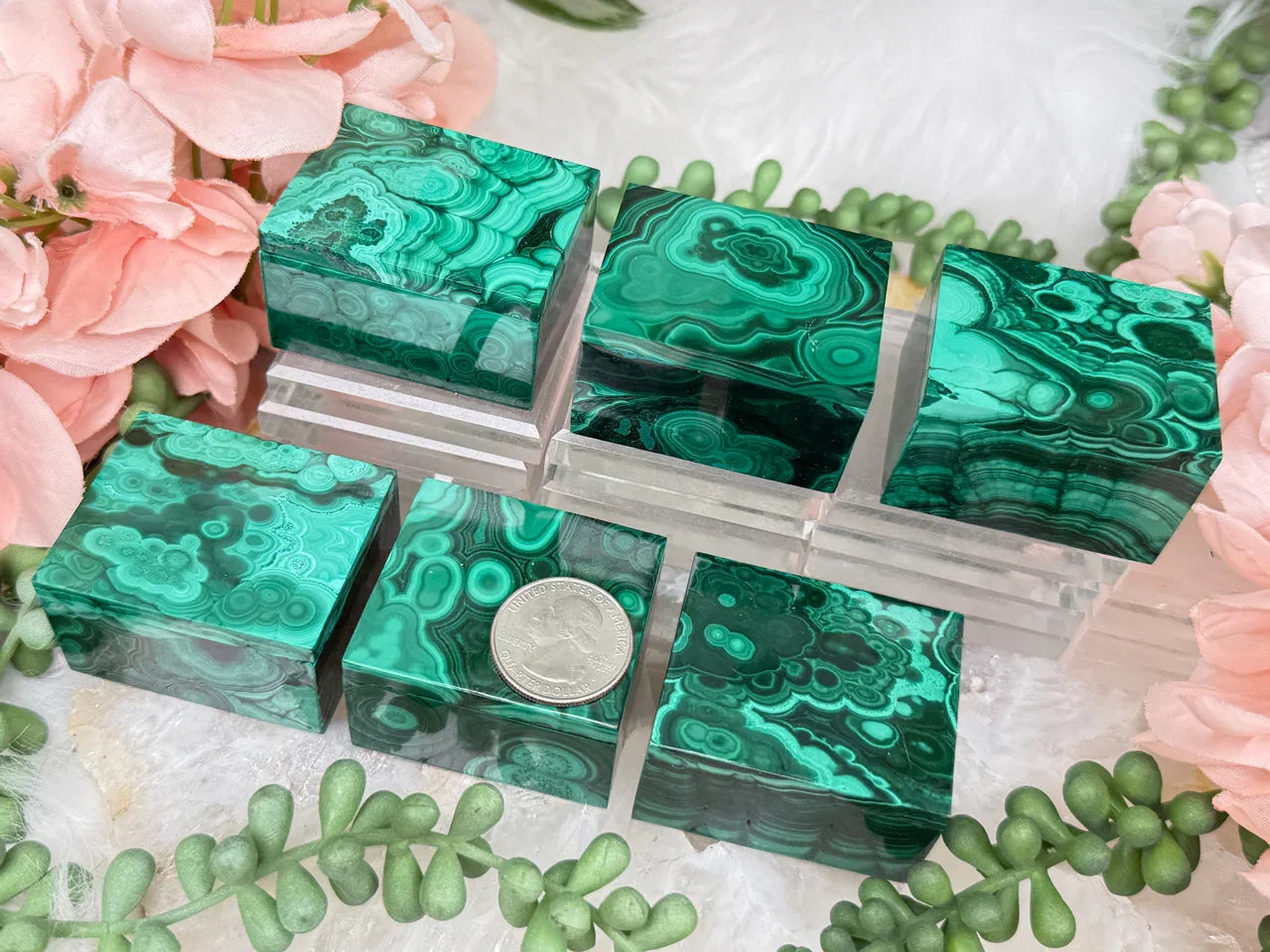 Malachite Jewelry Boxes