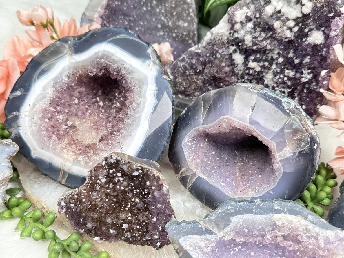 Beautiful Brazilian amethyst free newest standing cluster free form.You choose!