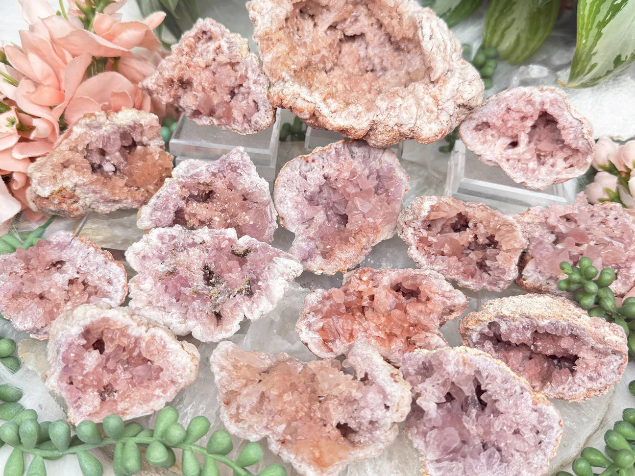 Small Argentinian Pink Amethyst Geodes - Choose Exact! – Contempo
