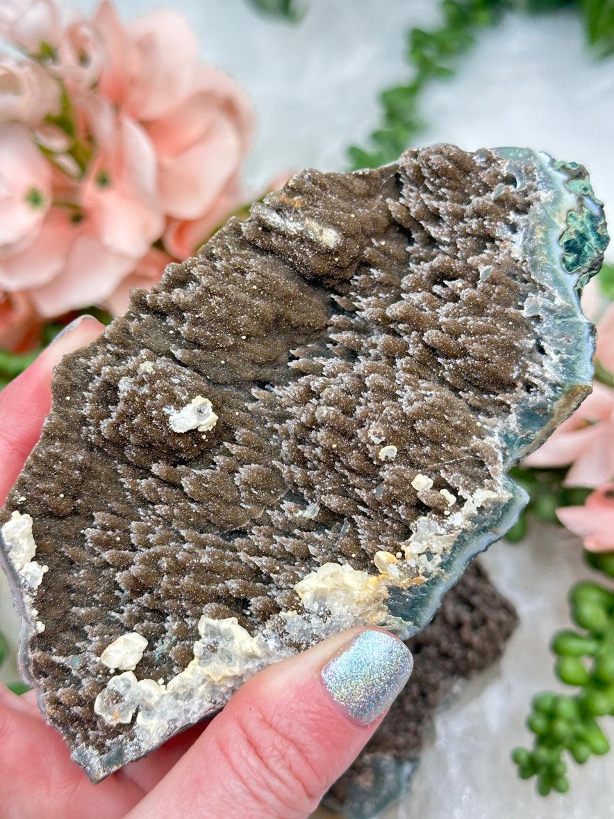 brown-chalcedony-crystal-cluster-stalactites