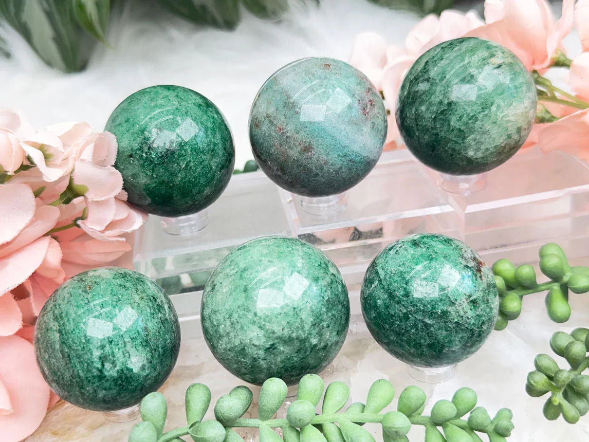 Green Aventurine Sphere Crystals - Choose Exact! – Contempo Crystals