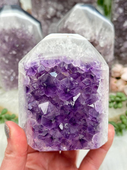 Amethyst Cluster Points