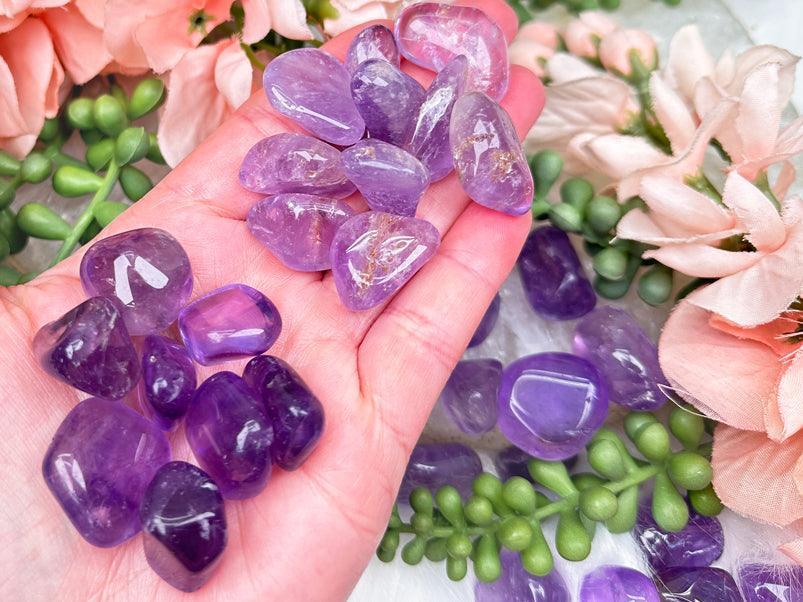 Tumbled Amethyst Crystals for Sale Brazilian Amethyst