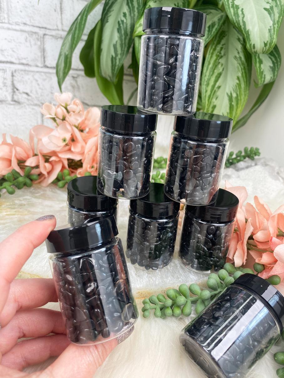 Black-Obsidian-Chip-Jars