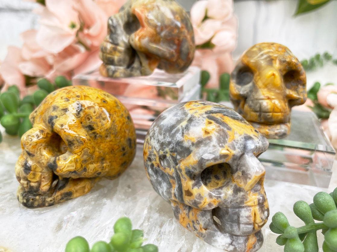 Agate store Gemstone Skull