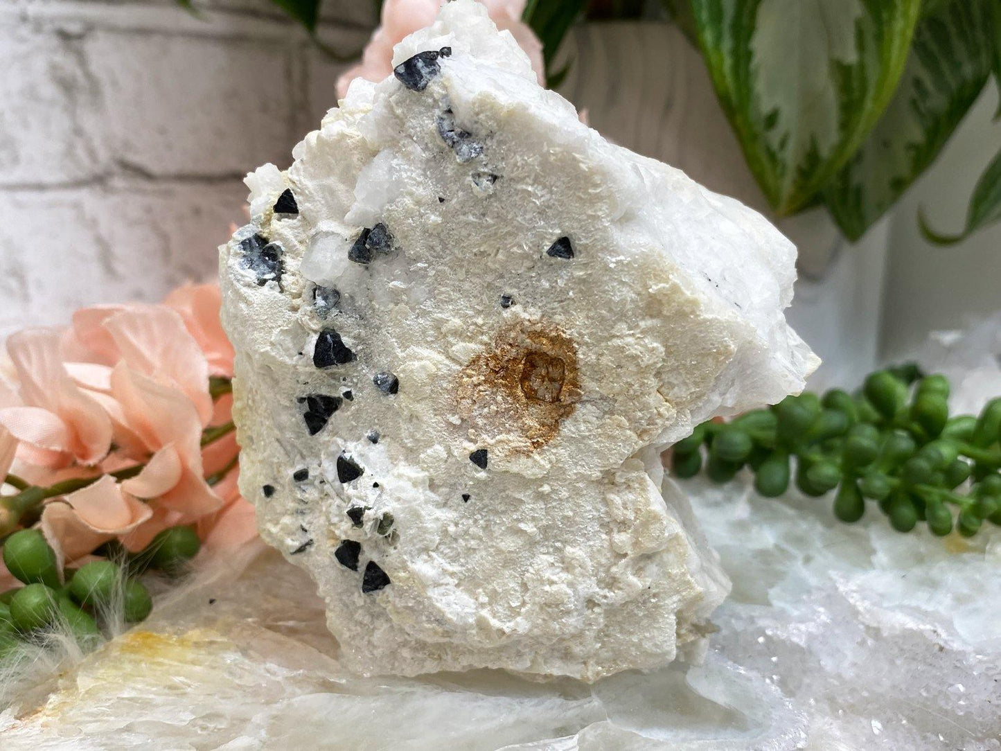 Green-Elbaite-Tourmaline-in-White-Albite-Crystal-Cluster-from-Astor-Pakistan