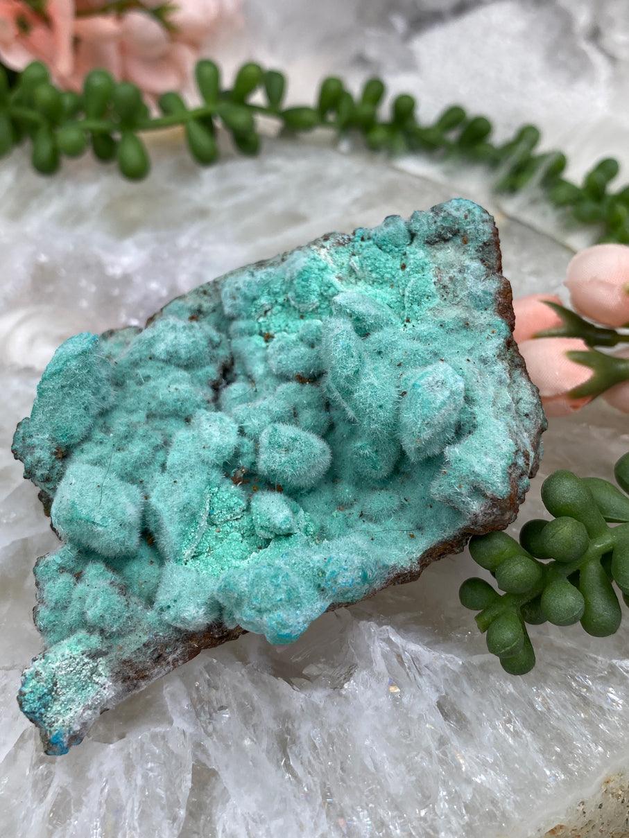 Furry-Teal-Kobyashevite-Crystal-Cluster
