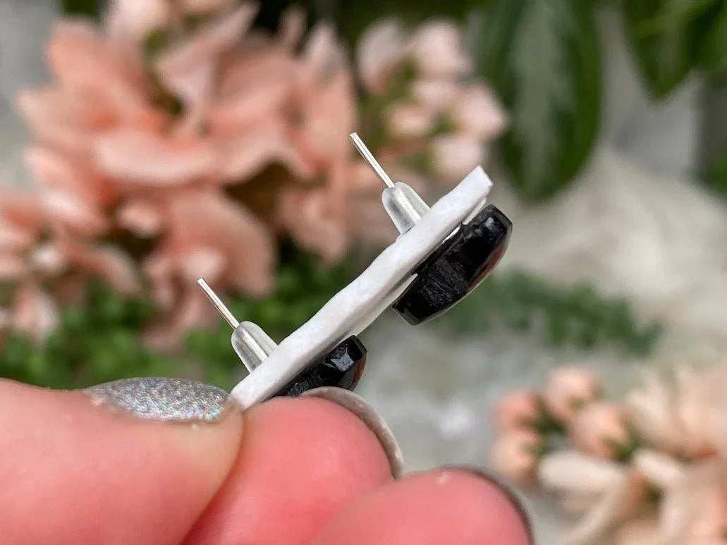 Obsidian-Earring-Backs