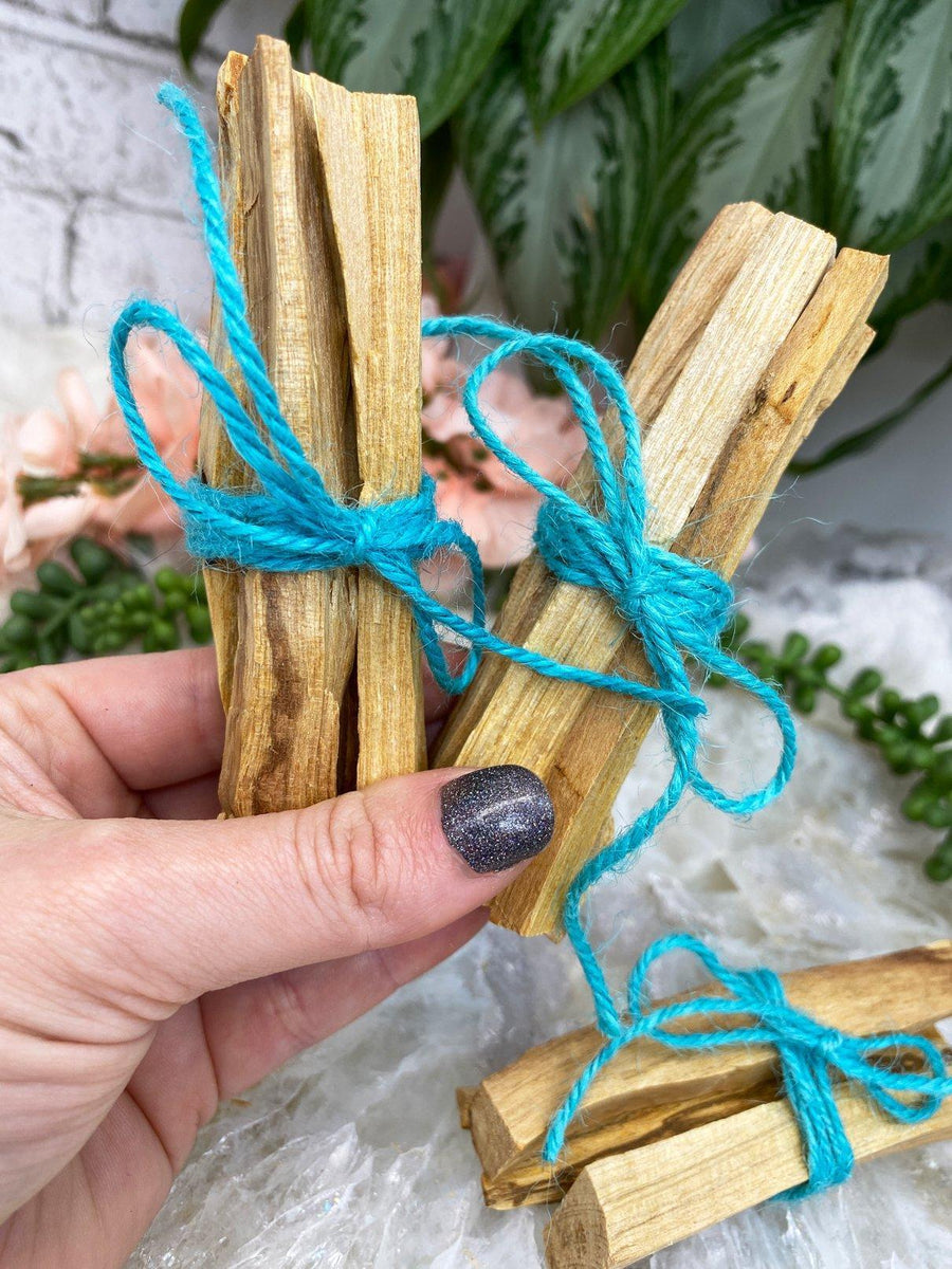 Palo Santo Wood Sticks ~Pack of 10 ~ Ethically sourced I – Crystal Serenity