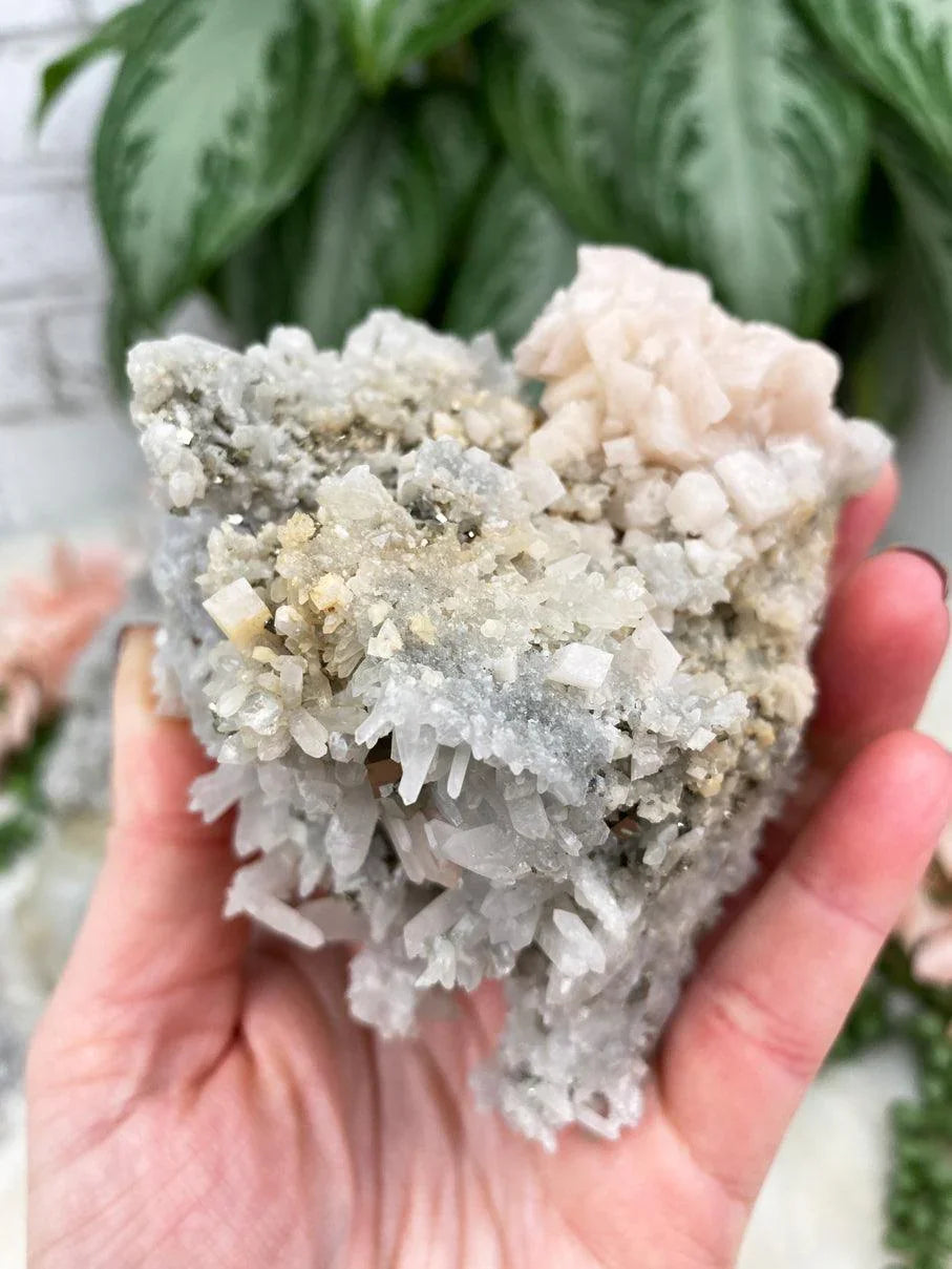 Pink-Dolomite-Quartz-Pyrite