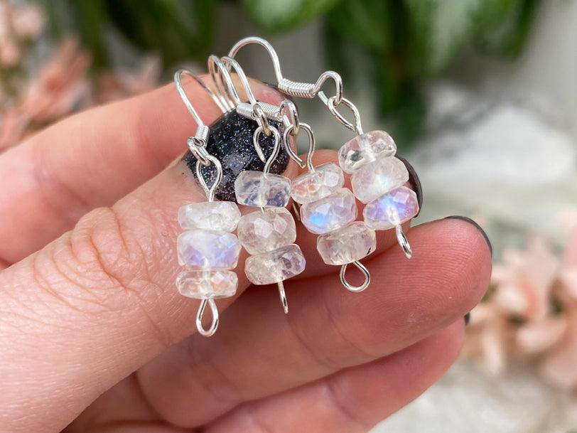 Faceted clearance moonstone earrings