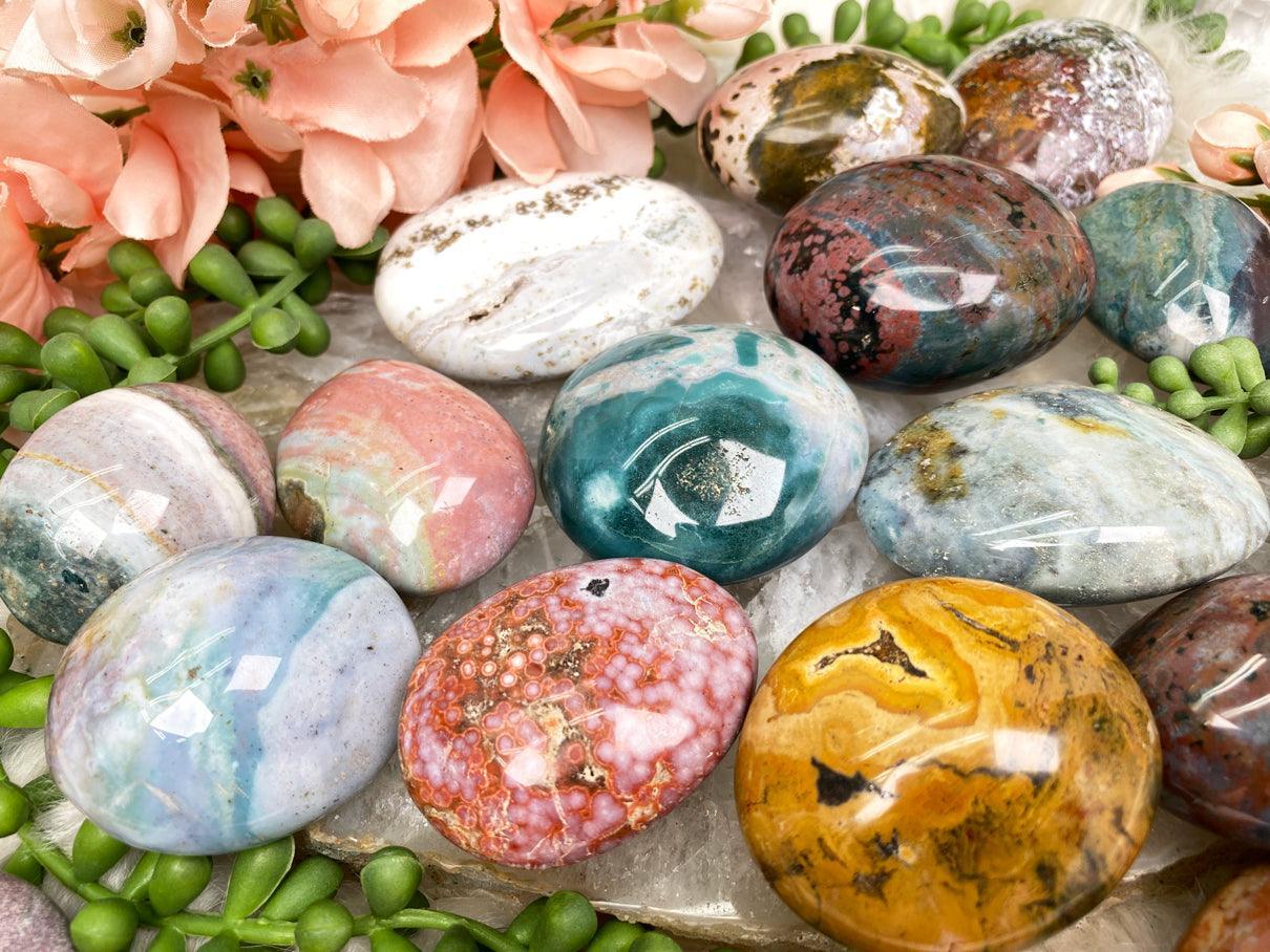Ocean Jasper Palms Tons of Color Options Like Pink, Blue, Yelllow