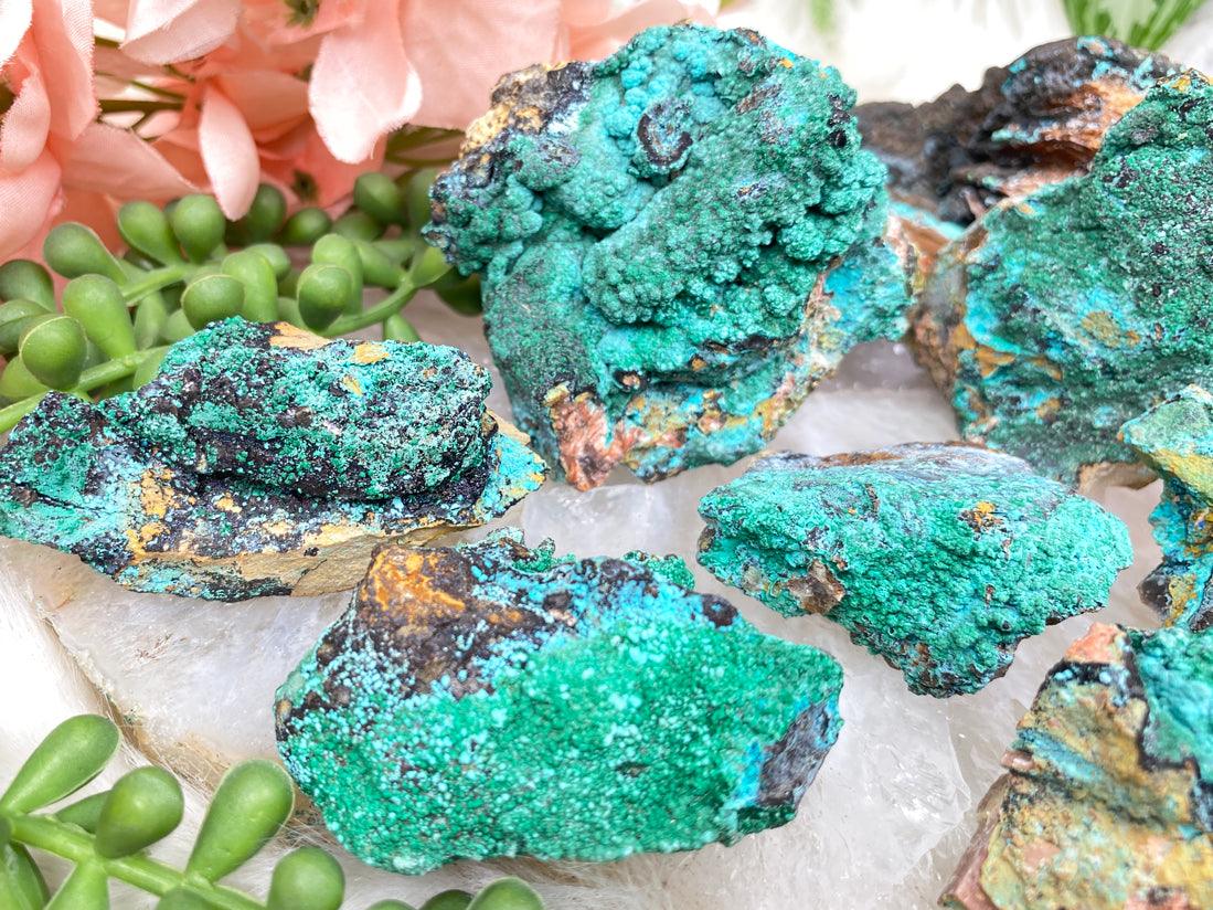 Stunning Chrysocolla with deals Malachite