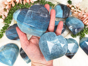 Contempo Crystals - Geometric-Blue-Trolleite-Hearts - Image 1