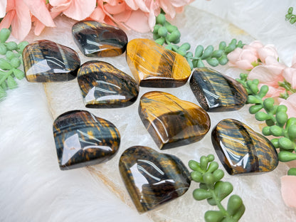 Tigers Eye Hearts