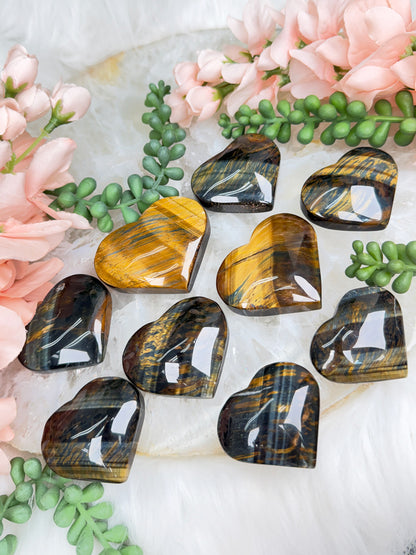 Tigers Eye Hearts