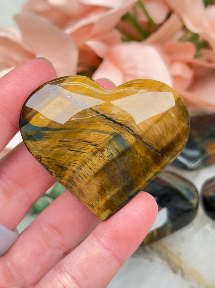 Tigers Eye Hearts
