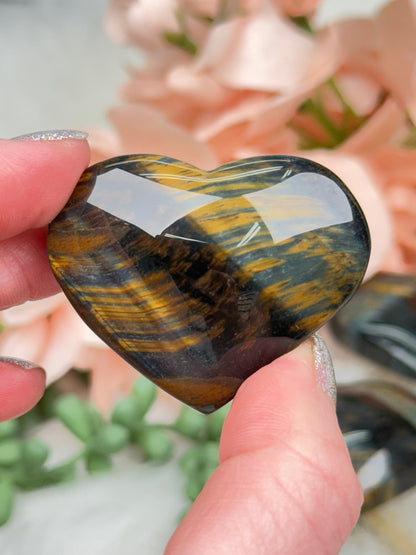 Tigers Eye Hearts