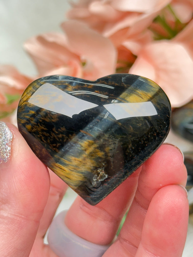 Tigers Eye Hearts
