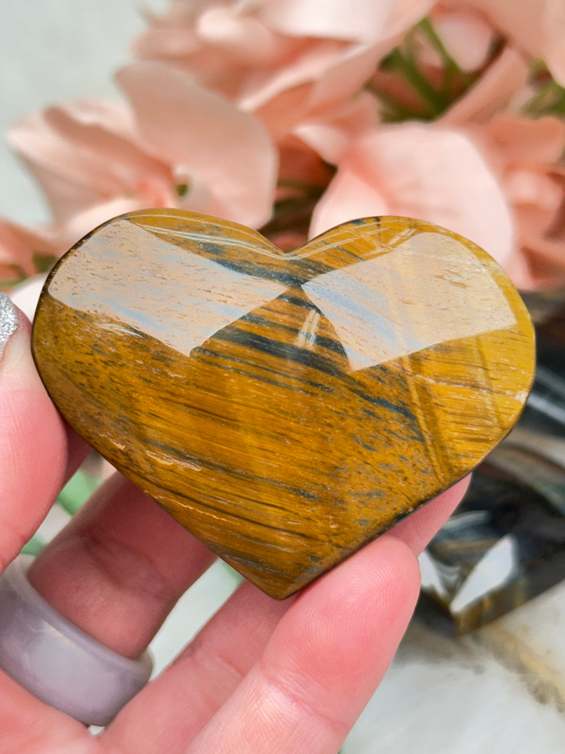 Tigers Eye Hearts