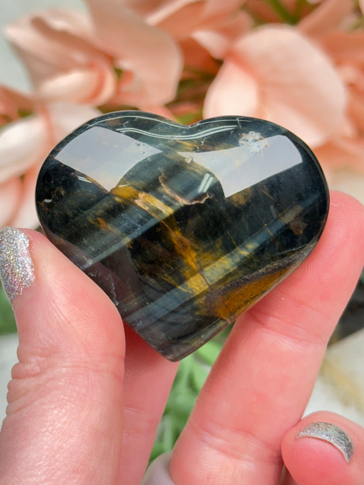 Tigers Eye Hearts