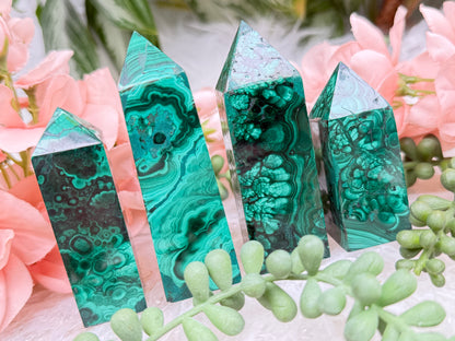Malachite Obelisks