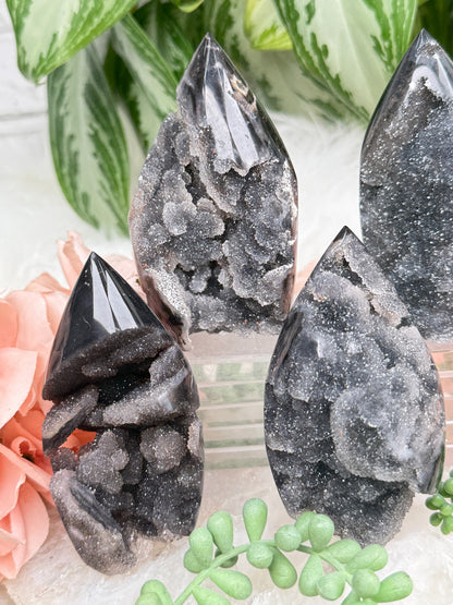 Black Sphalerite Flames