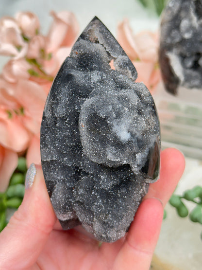 Black Sphalerite Flames
