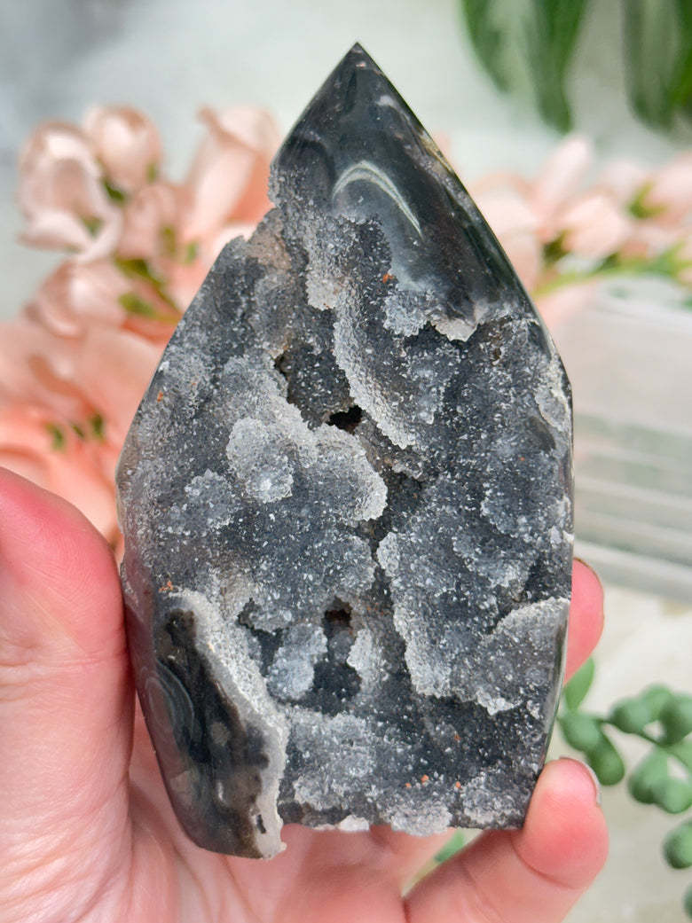 Black Sphalerite Flames