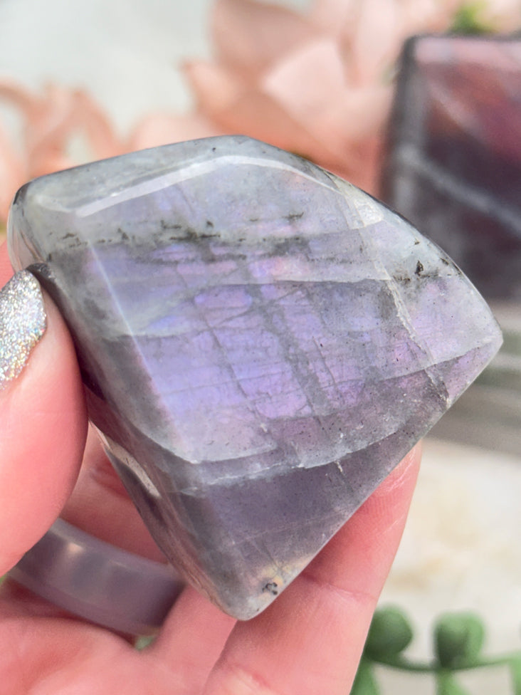 Pink Purple Labradorite