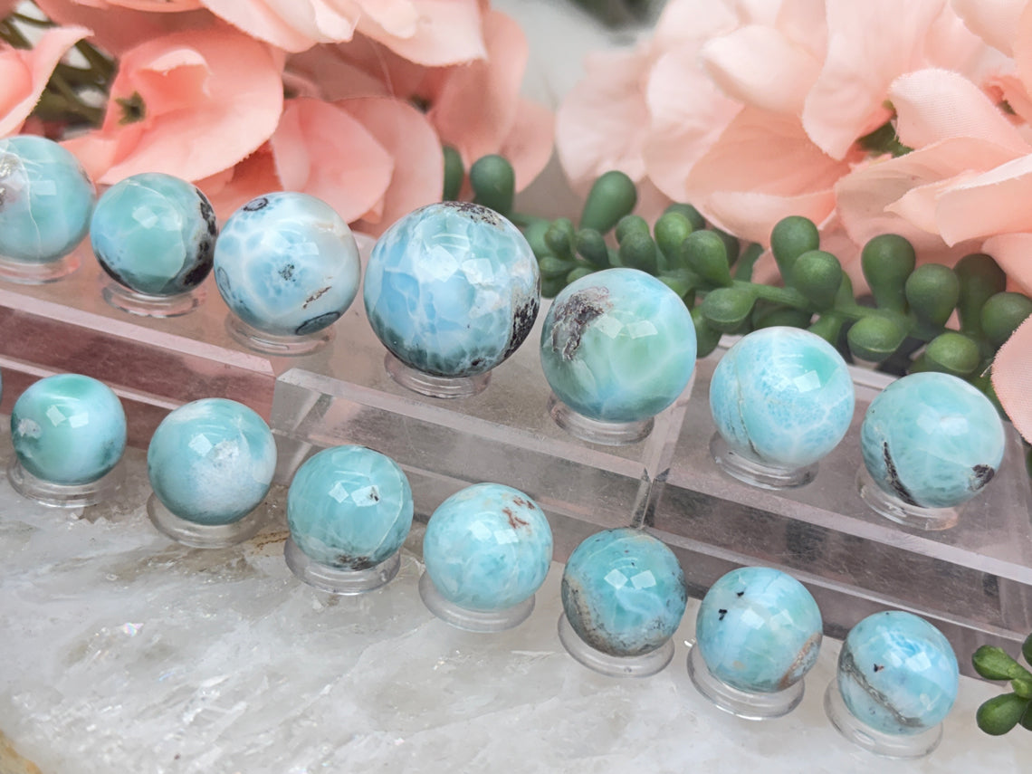 Larimar Mini Spheres
