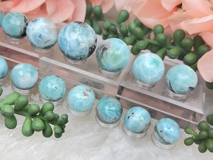 Larimar Mini Spheres