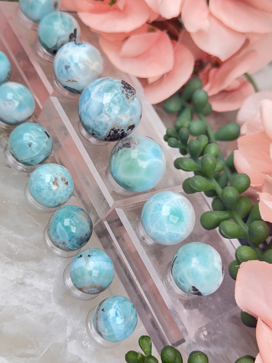 Larimar Mini Spheres