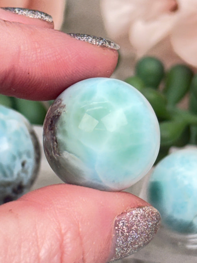 Larimar Mini Spheres