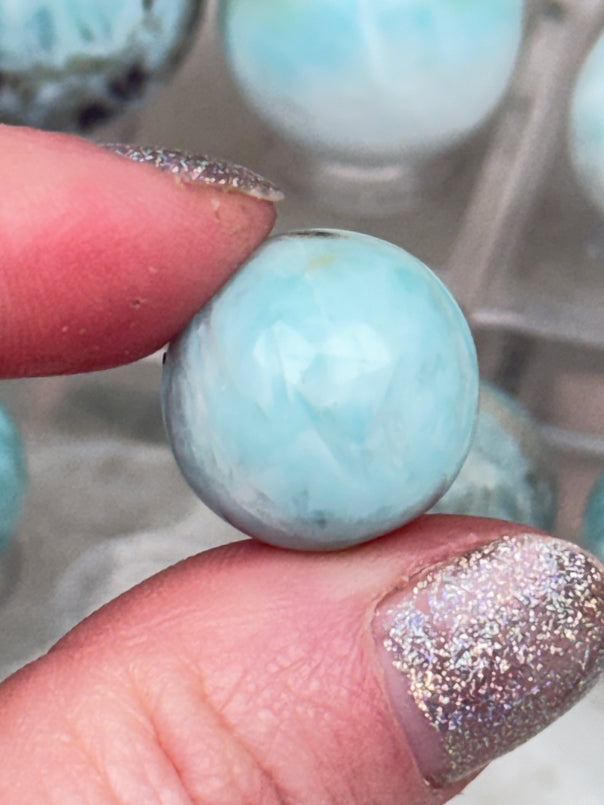 Larimar Mini Spheres