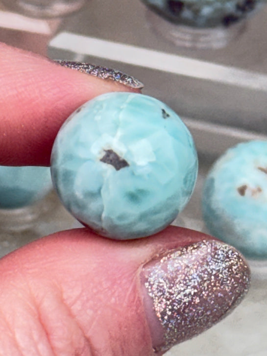 Larimar Mini Spheres