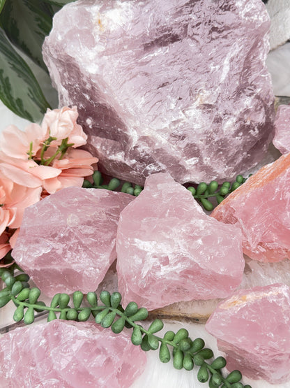 Raw Rose Quartz