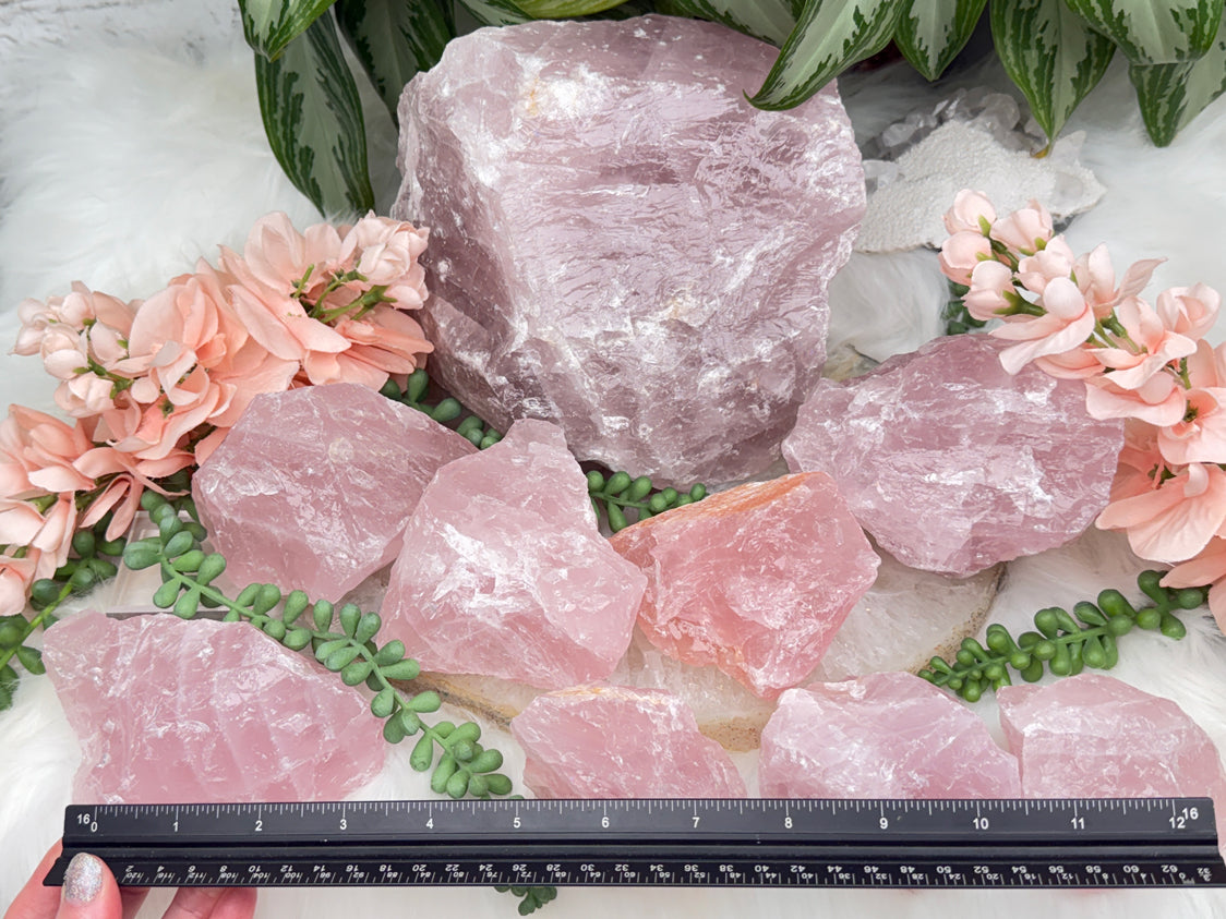 Raw Rose Quartz