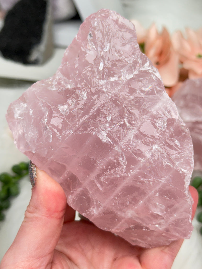 Raw Rose Quartz