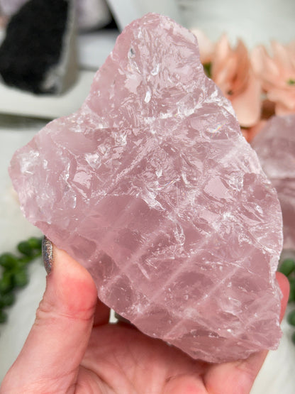 Raw Rose Quartz