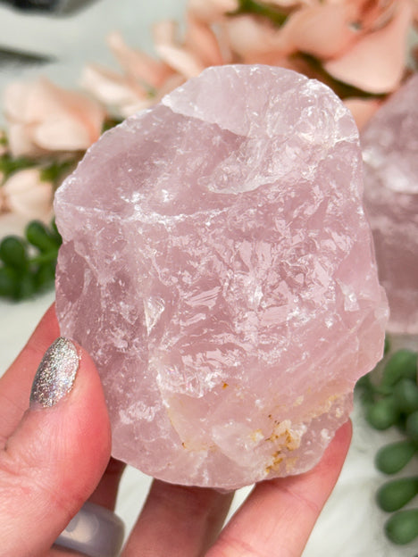 Raw Rose Quartz