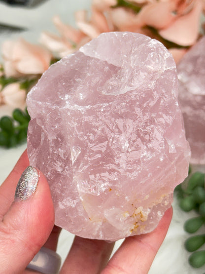 Raw Rose Quartz