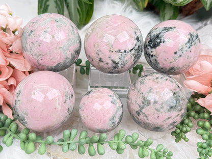 Pink Opal Spheres