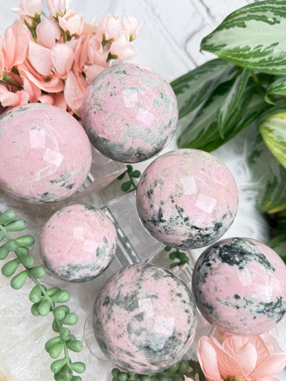 Pink Opal Spheres