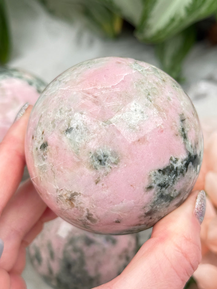 Pink Opal Spheres